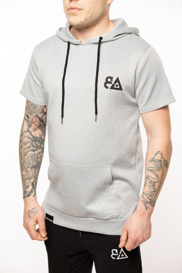 Answer the Bell Muscle Hoodie - Light Grey