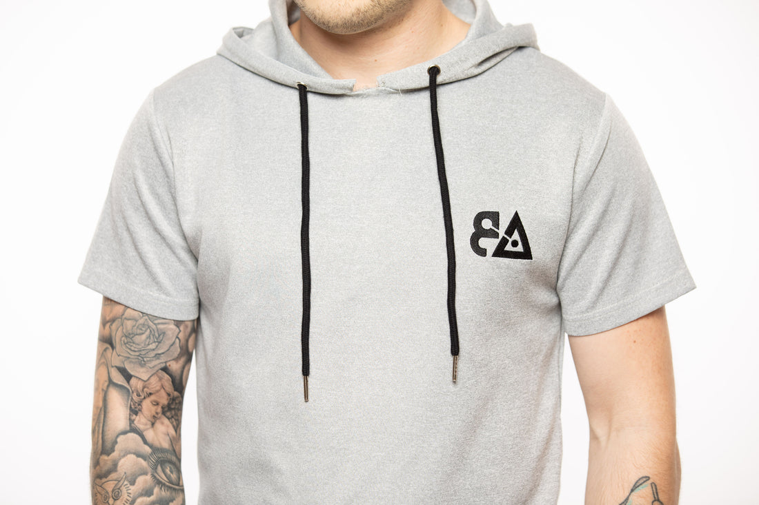 Answer the Bell Muscle Hoodie - Light Grey