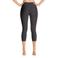 Classic Logo 2.0 -  Black Capri Leggings - Bell Athletics