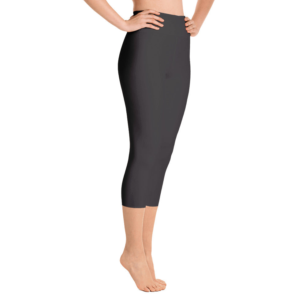 Classic Logo 2.0 -  Black Capri Leggings - Bell Athletics