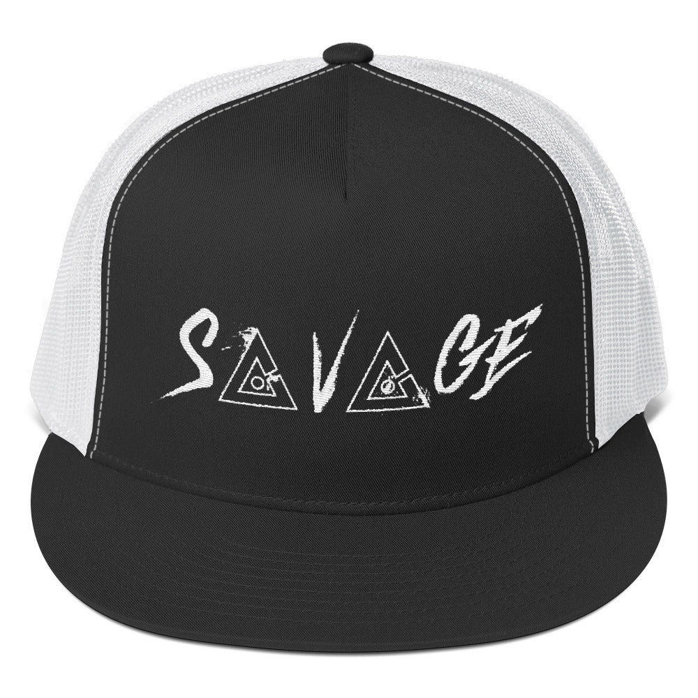Savage Trucker Hat - Blue/White - Bell Athletics