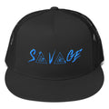 Savage Trucker Hat - Blue/White - Bell Athletics